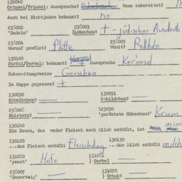 Western questionnaire, answ...