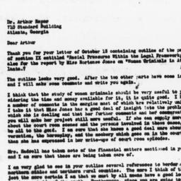 Letter from Guy B. Johnson ...
