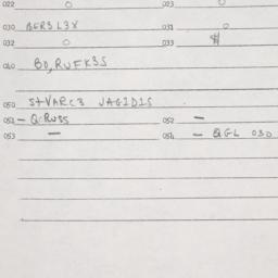 Eastern questionnaire, answ...