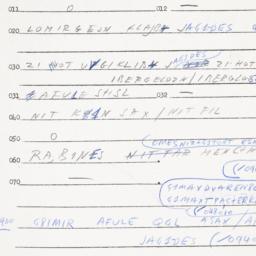 Eastern questionnaire, answ...