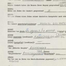 Western questionnaire, answ...