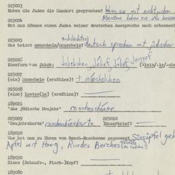 Western questionnaire, answ...