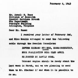 Letter from Florence Anders...
