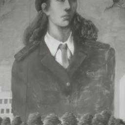 Signboard Depicting a Femal...