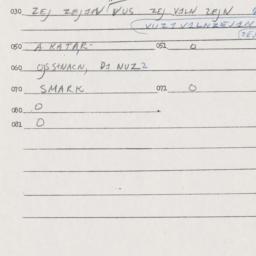 Eastern questionnaire, answ...