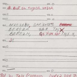 Eastern questionnaire, answ...