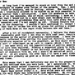 Letter from Paul H. Norgren...