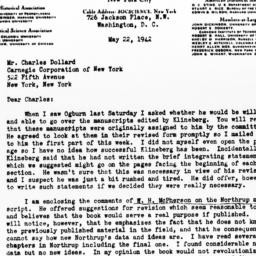 Letter from Donald Young to...