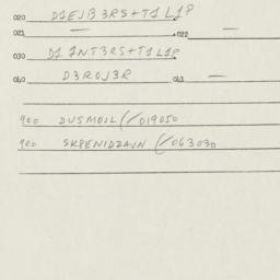 Eastern questionnaire, answ...