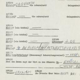 Western questionnaire, answ...