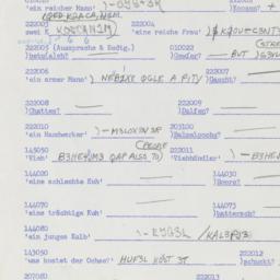 Western questionnaire, answ...