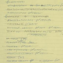 Eastern questionnaire, blue...