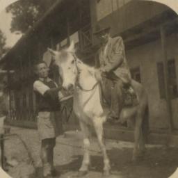 Gegen Tharchin on horse at ...