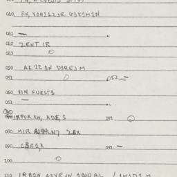Eastern questionnaire, answ...