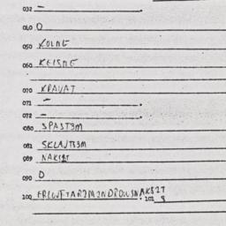 Eastern questionnaire, answ...