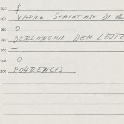 Eastern questionnaire, answ...