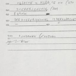 Eastern questionnaire, answ...