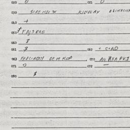 Eastern questionnaire, answ...