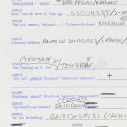 Western questionnaire, answ...