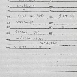 Eastern questionnaire, answ...