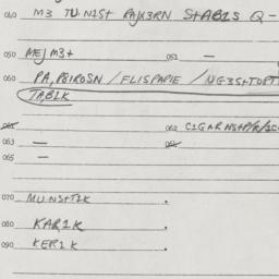 Eastern questionnaire, answ...