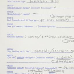 Western questionnaire, answ...