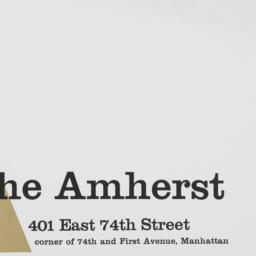 The Amherst, 401 E. 74 Street