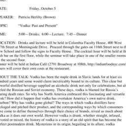 Announcements, 2012-10-05. ...