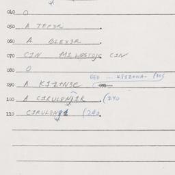 Eastern questionnaire, answ...