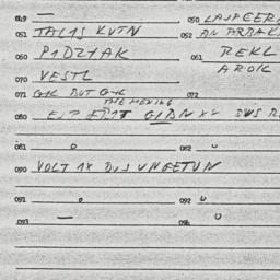 Eastern questionnaire, answ...