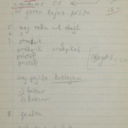 Eastern questionnaire, blue...