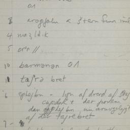 Eastern questionnaire, blue...