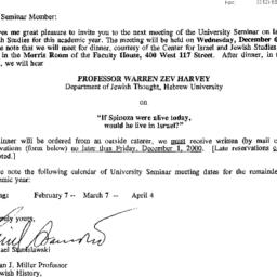 Announcements, 2000-12-06. ...