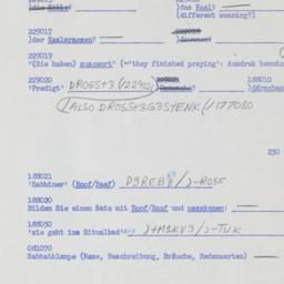 Western questionnaire, answ...