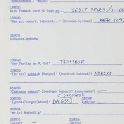 Western questionnaire, answ...