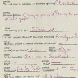 Western questionnaire, answ...
