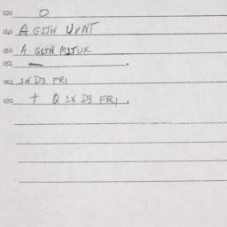 Eastern questionnaire, answ...