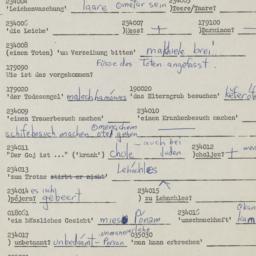 Western questionnaire, answ...