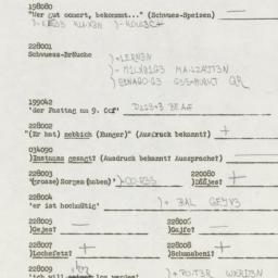 Western questionnaire, answ...