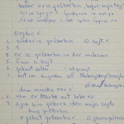 Eastern questionnaire, blue...