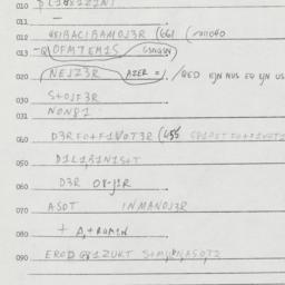 Eastern questionnaire, answ...