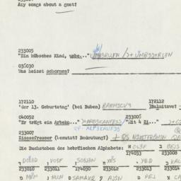 Western questionnaire, answ...