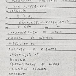 Eastern questionnaire, answ...