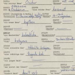 Western questionnaire, answ...
