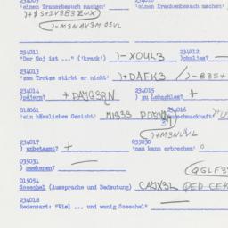 Western questionnaire, answ...