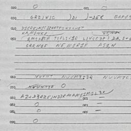 Eastern questionnaire, answ...