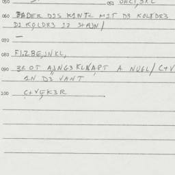 Eastern questionnaire, answ...