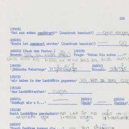 Western questionnaire, answ...