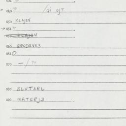 Eastern questionnaire, answ...