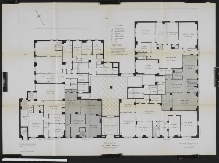 1120 Park Avenue, Plan Of 1st Floor - The New York real estate brochure ...